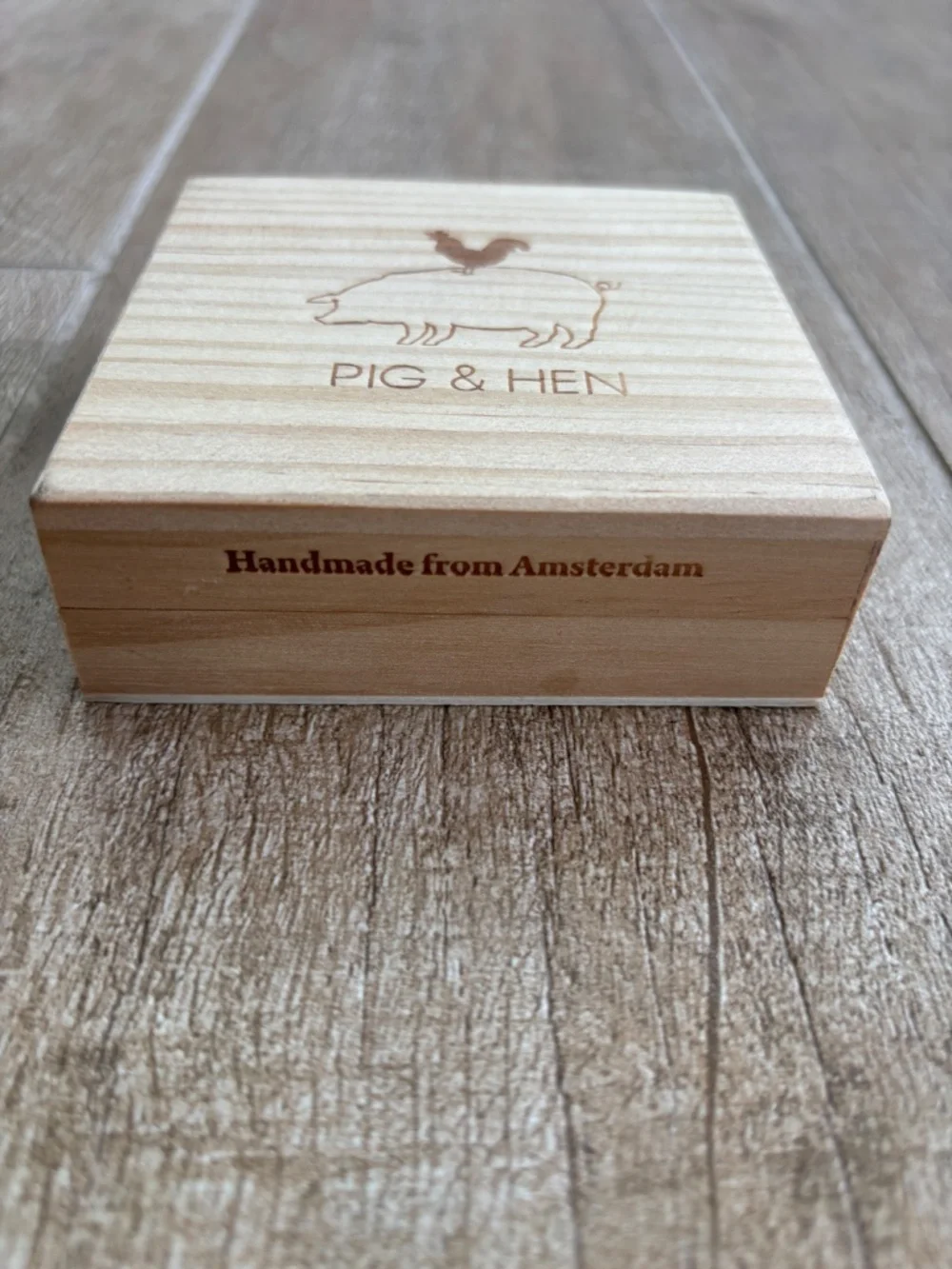 Pig & Hen Boxchain Necklace
